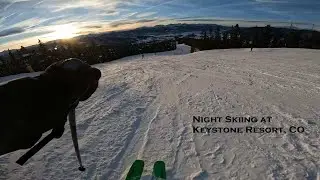 Night Skiing at Keystone, CO