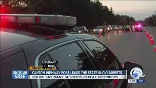 Canton Ohio State Highway Patrol Post leads state in drunk driving arrests