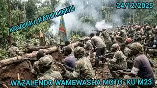 HABARI ZA LEO 24/12 WAZALENDO WAMEWASHA MOTO KU M23  KAVUMU_KABULUNGU DES BOMBES PARTOUT NI HATARI