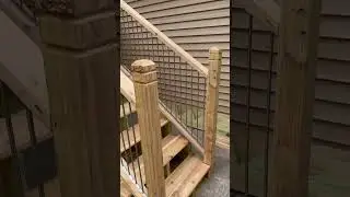 Cedar deck we built