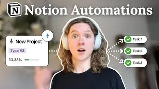 Create Tasks automatically in Notion (Notion Automations)