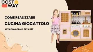 Come realizzare questo set cucina giocattolo?