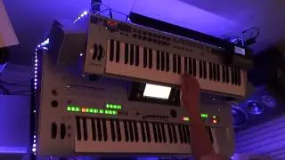 scooter -  nessaja cover on tyros 3 with vst plugins and sample