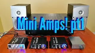 Mini Amps! (Pt1) ~ Tripath 2020 vs TPA3118 vs TPA3116 Class T & D Amplifier Tests ~ Sound Demos