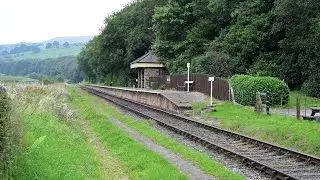 The Scenery at Irwell Vale station on the East Lancs Railway on 9 Sept 2021.