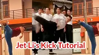 Jet Li's spinning side kick tutorial 