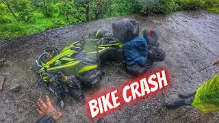 PULSAR RS200 Crash | Tungnath To Badrinath by bike 