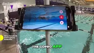 Swim stroke analysis camera with underwater LIVE FEED