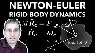 Newton-Euler Equations for Rigid Body | Center of Mass & Inertia Tensor Worked Example | Lecture 10