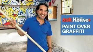 Как закрасить граффити, нанесенные аэрозольной краской | Ask This Old House