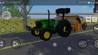 Green john Dheere 4X4 🚜 with super seedar drive Haveli to hill farm