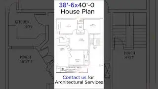 38' 6 x 40' 0 Double Unit House Plan Modern and Functional Design