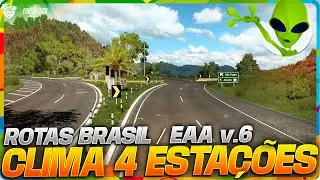 ATUALIZA&Ccedil;&Atilde;O v.6 Clima 4 Esta&ccedil;&otilde;es Mapa EAA e Rotas Brasil :) Bora?