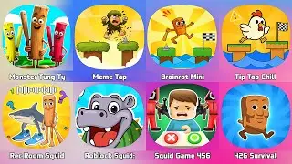 Brainrot Mini Challenge, Tip Tap Chill MiniGames, Guess Brainrot Challenge, Meme Quiz Challenge