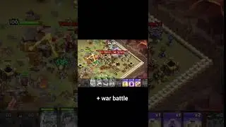 clash of clans.  #warbattle