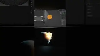 Planetary Collision - Blender 3D timelapse (Tail End Music Video)