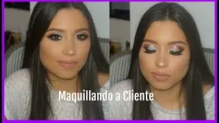 Maquillando a Cliente Caracas #2