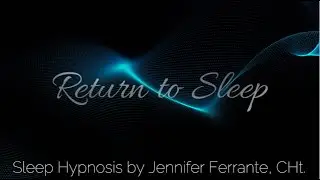 Fall Back Asleep Hypnosis | Soothing Nighttime Reset with Blue Fractal Visuals