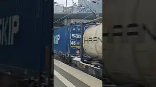 Hectorrail TRAXX lokomotiv med godstog | K&oslash;benhavn syd #shorts