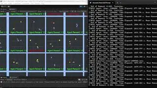 Unity ML Agents: Object Sorter Training Time Lapse