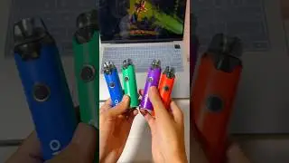 Okino C100 unboxing Variety of colors and flavors.✨ #unboxing #vapeunboxing #asmrsounds