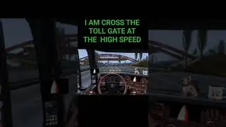 cross the toll gate at the  high speed #youtubeshorts #