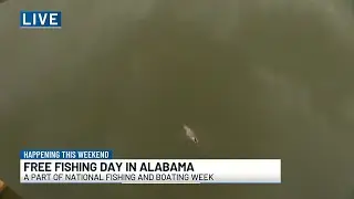 Free fishing day in Alabama
