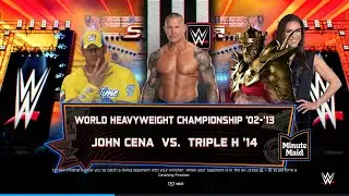 Special Referee Randy Orton Triple h Vs John Cena Iron Man Macth  WWE 2K25 