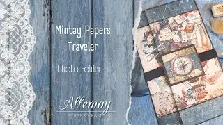 Mintay Papers - Traveler,  Photo album, folder for traveler #mintay #travel #scrapbooking