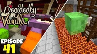 Decidedly Vanilla S5 Ep41 Quickie Slime Farm And Mass Items! A Minecraft Survival Lets Play