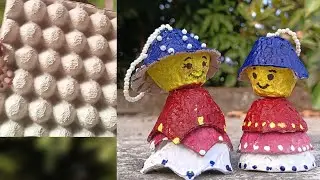 Diy egg carton crafts making best out of waste ll