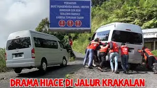 Kawal Toyota Hiace Lewati Jalur Krakalan || crew krakalan || @krakalanofficial