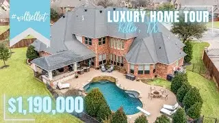 Homes For Sale Keller Texas | Million Dollar Listing | Danbury Parks | Home Tour | #WillSellsIt