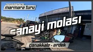 Motosikletle Marmara Turu #6 | Zincir Ayarı Bozuldu - Truva Atı - Erdek Yolu | 390ADV - 250NK