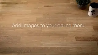 Add images to your online menu