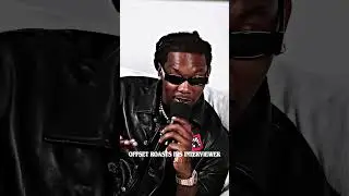 #offset starts roasting the interviewer😂 #funny #rapper #hiphop #music #shortvideo