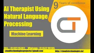 AI Therapist Using Natural Language Processing | Cloud Technologies | IEEE Projects Hyderabad