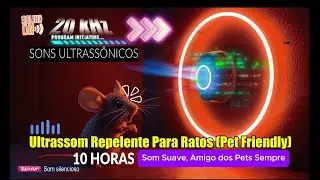 🐀10 Horas de Ultrassom Repelente Para Ratos &ndash; Frequ&ecirc;ncia Suave Pet Friendly🔊