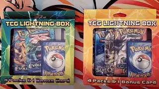 OPENING 2 TCG LIGHTNING POKEMON CARD BOXES!