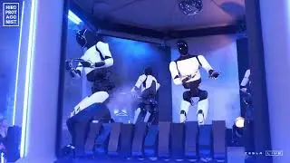 Robot Dance (Tesla Optimus Robot @ Elon Musk's 