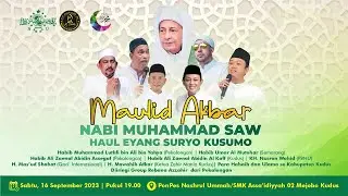 AZZAHIR BERSHOLAWAT dalam rangka Safari Maulid di Ponpes Nashrul Ummah Kudus, 16 September 2023