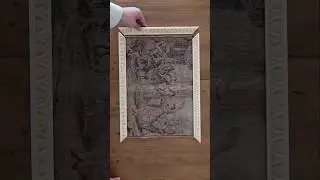HOW to make a Picture Frame 🖼✨️  #diyprojects #diyhomedecor #pictureframes