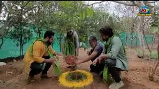 RRR Team Participate In Green India Challenge | Ram Charan | NTR | SS Rajamouli | NTV ENT