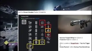 Dream Breaker Full Guide + God Roll I'd Look Out For | Destiny 2 Shadowkeep | PS4