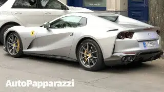Supercars in Berlin: Lamborghini Aventador SVJ Roadster, Ferrari 812 Superfast and more!