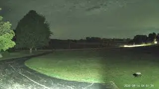 Vehicle leaving Sodus Parkway & Watson  PI from Barn camera. 