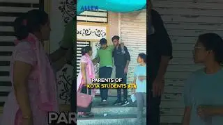 JEE Advanced 2025: Silent Strength of Parents Waiting Outside Kota Exam Centers 💛 #shorts