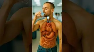 When you drink water! Inside the Human Body-Science in Motion #humanbody #anatomy #3danimation