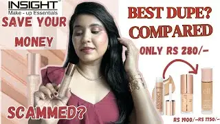 Comparing Insight Radiance Filter with Charlotte Tilbury,Elf Halo Glow |BEST DUPE FOR RS 280 ONLY?🇮🇳