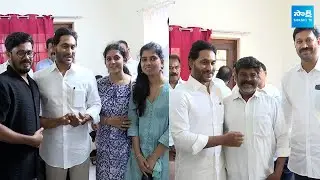 YS Jagan Meets YSRCP Activists At Pulivendula Camp Office | Visuals | @SakshiTVLIVE